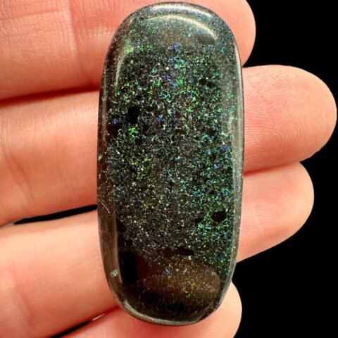 Australský opál 30,1ct – Kabošon – Andamooka, Austrálie