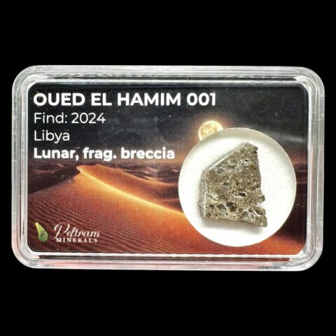 Lunární meteorit Oued el Hamim 001 – 1,2g – Libye