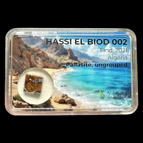 Meteorit Hassi el Biod 002 – 0,6g – Alžírsko