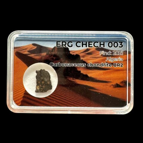 Meteorit Erg Chech 003 – 0,2g – Alžírsko