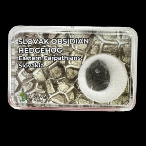 Slovenský obsidián – ježek 0,5g – v krabičce