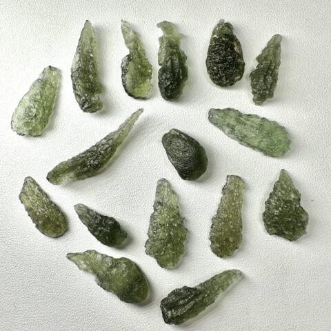 Vltavínové střepy – kapičky – 17,8g