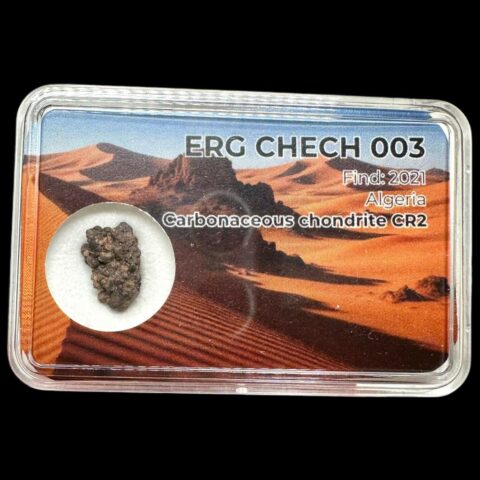 Meteorit Erg Chech 003 – 0,6g – Alžírsko
