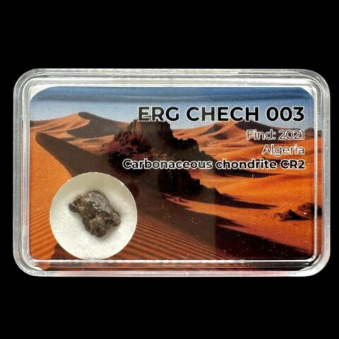 Meteorit Erg Chech 003 – 0,4g – Alžírsko