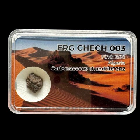 Meteorit Erg Chech 003 – 0,6g – Alžírsko