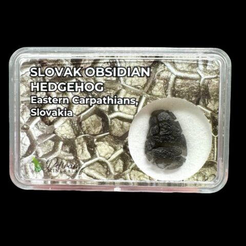 Slovenský obsidián – ježek 1,1g – v krabičce