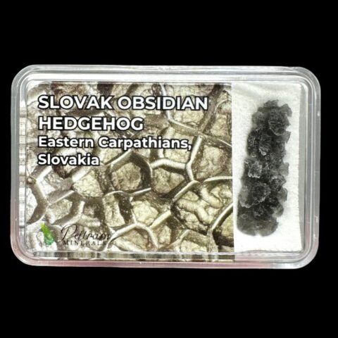 Slovenský obsidián – ježek 1g – v krabičce