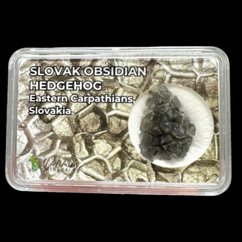 Slovenský obsidián – ježek 1,5g – v krabičce