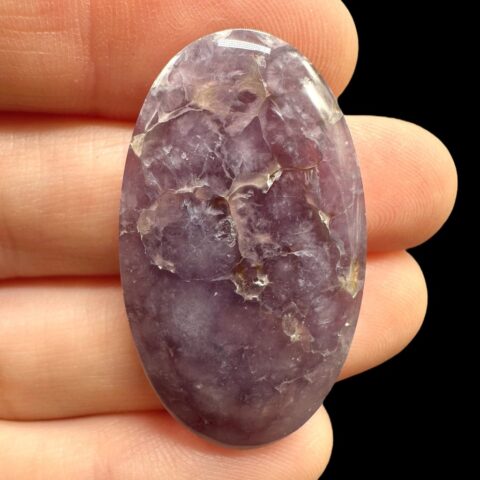 Hroznový chalcedon kabošon – Sulawesi, Indonésie