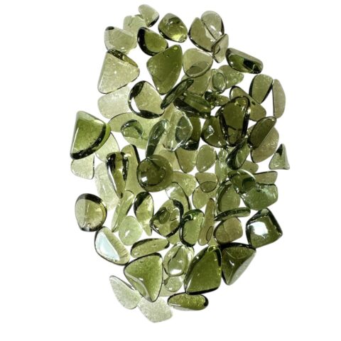 Tromlované vltavíny 40ct
