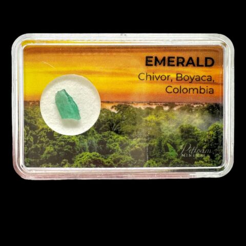 Smaragd v krabičce – Chivor – Boyaca, Kolumbie