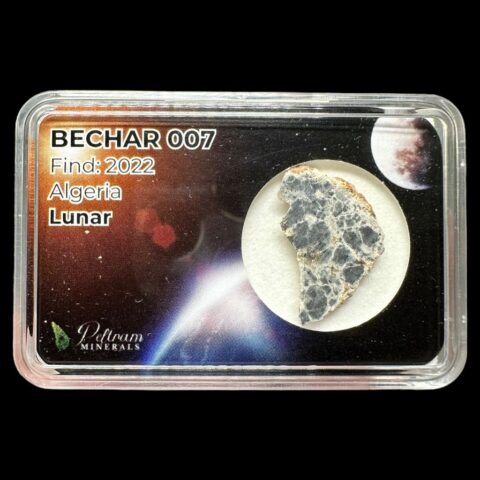 Lunární meteorit Bechar 007 – 0,7g – Alžírsko