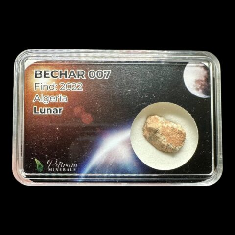 Lunární meteorit Bechar 007 – 0,8g – Alžírsko