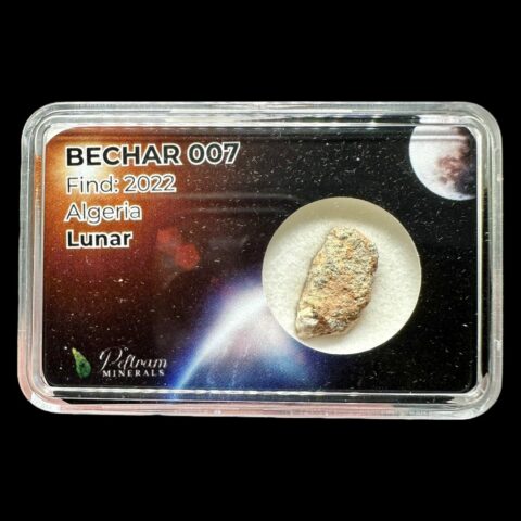 Lunární meteorit Bechar 007 – 0,8g – Alžírsko