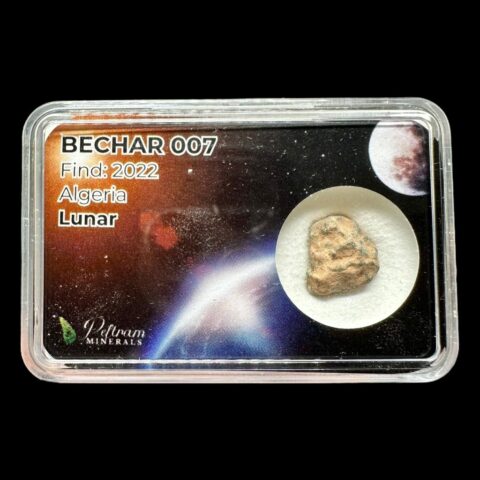 Lunární meteorit Bechar 007 – 0,8g – Alžírsko