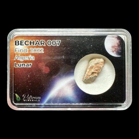 Lunární meteorit Bechar 007 – 0,8g – Alžírsko