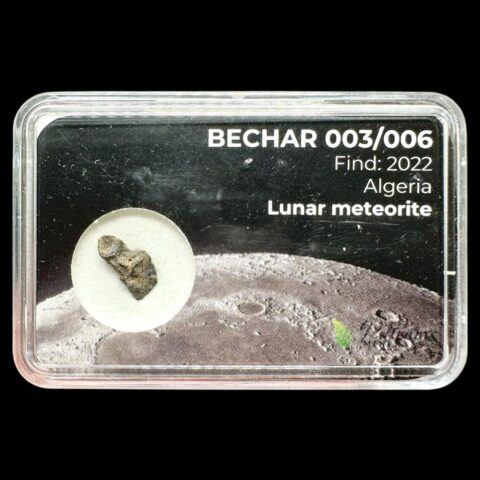 Lunární meteorit Bechar 003/006  – 0,1g – Alžírsko