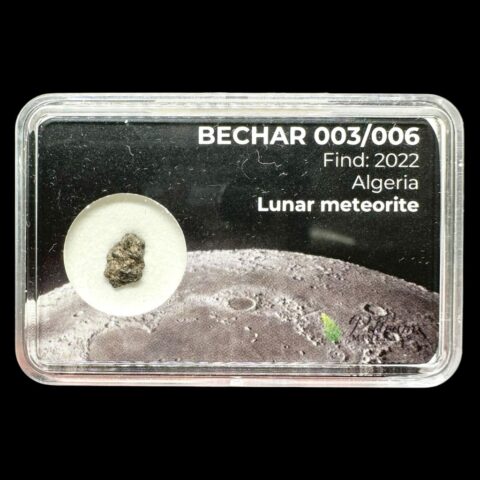 Lunární meteorit Bechar 003/006  – 0,1g – Alžírsko