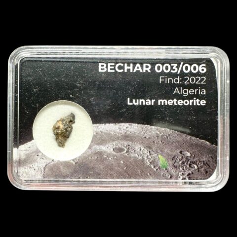 Lunární meteorit Bechar 003/006  – 0,1g – Alžírsko