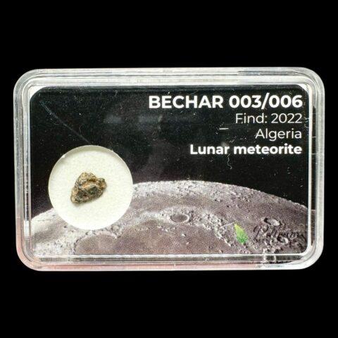 Lunární meteorit Bechar 003/006  – 0,1g – Alžírsko