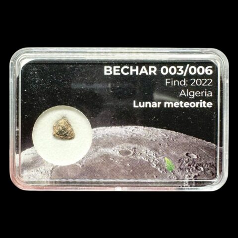 Lunární meteorit Bechar 003/006  – 0,1g – Alžírsko