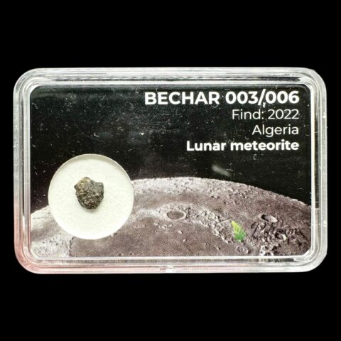 Lunární meteorit Bechar 003/006  – 0,1g – Alžírsko