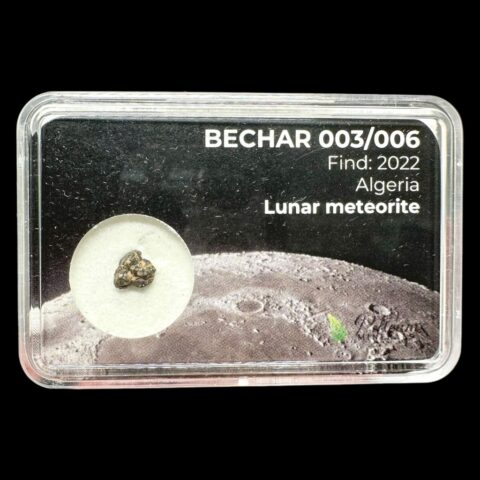 Lunární meteorit Bechar 003/006  – 0,1g – Alžírsko