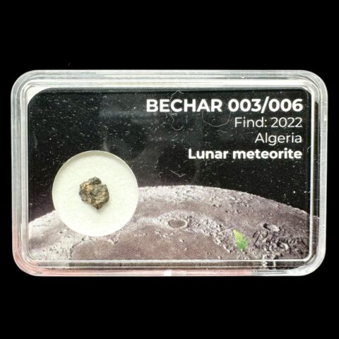 Lunární meteorit Bechar 003/006  – 0,1g – Alžírsko