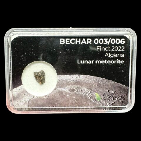 Lunární meteorit Bechar 003/006  – 0,1g – Alžírsko