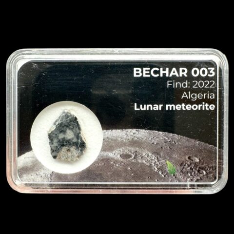 Lunární meteorit Bechar 003 – 0,3g – Alžírsko