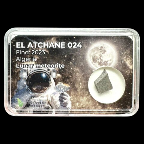 Lunární meteorit El Atchane 024 – 0,2g – Alžírsko