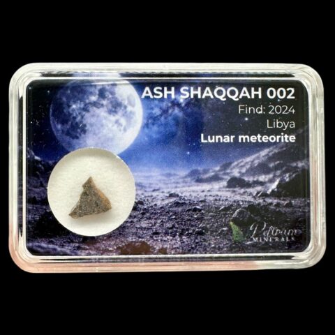 Lunární meteorit Ash Shaqqah 002 – 0,14g – Libye