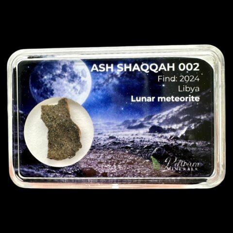 Lunární meteorit Ash Shaqqah 002 – 0,64g – Libye