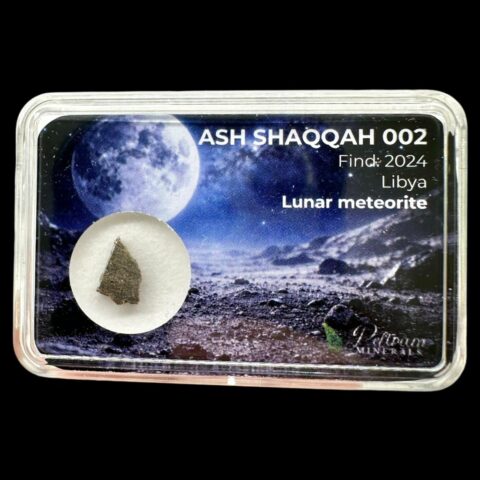 Lunární meteorit Ash Shaqqah 002 – 0,16g – Libye