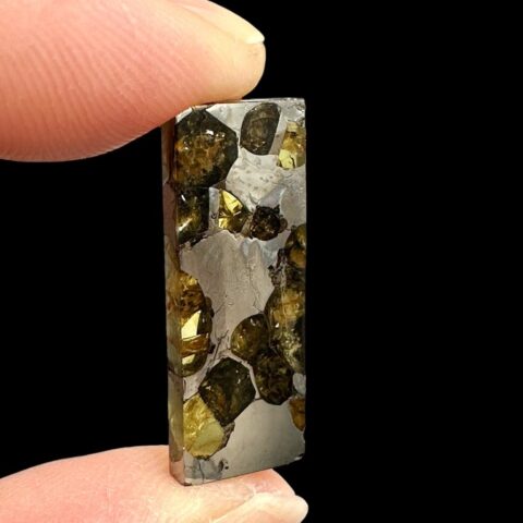 Meteorit Pallasit Brahin 2,8g – Extra kvalita – Bělorusko