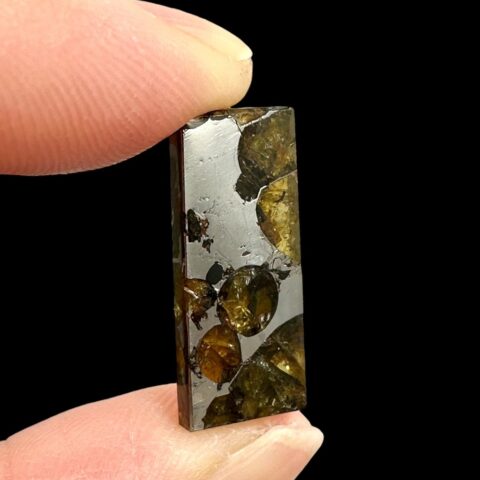 Meteorit Pallasit Brahin 2g – Extra kvalita – Bělorusko