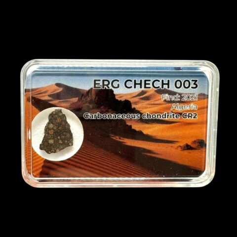 Meteorit Erg Chech 003 – 0,3g – Alžírsko
