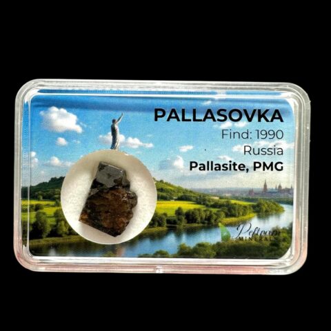 Meteorit Pallasit Pallasovka 1,8g – Rusko