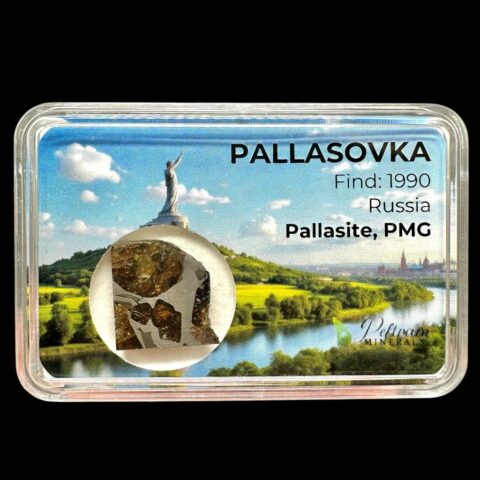 Meteorit Pallasit Pallasovka 2,3g – Rusko