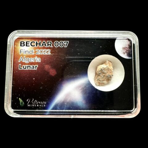 Lunární meteorit Bechar 007 – 0,8g – Alžírsko
