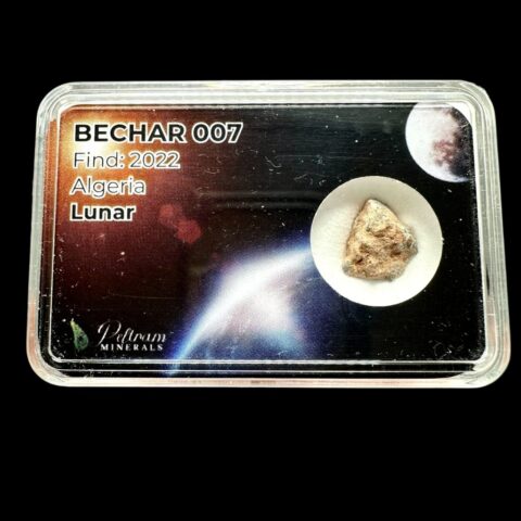 Lunární meteorit Bechar 007 – 0,5g – Alžírsko