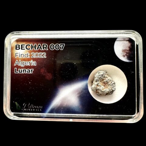 Lunární meteorit Bechar 007 – 0,8g – Alžírsko