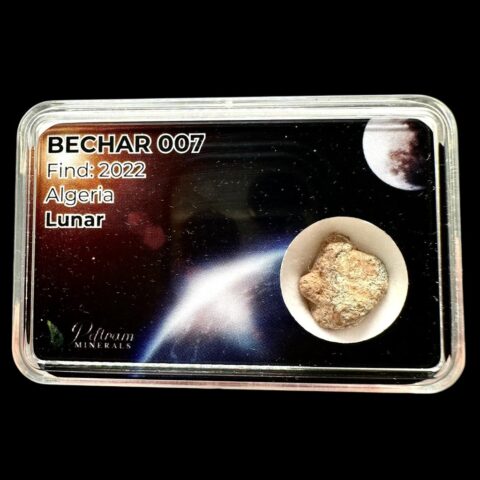 Lunární meteorit Bechar 007 – 0,8g – Alžírsko