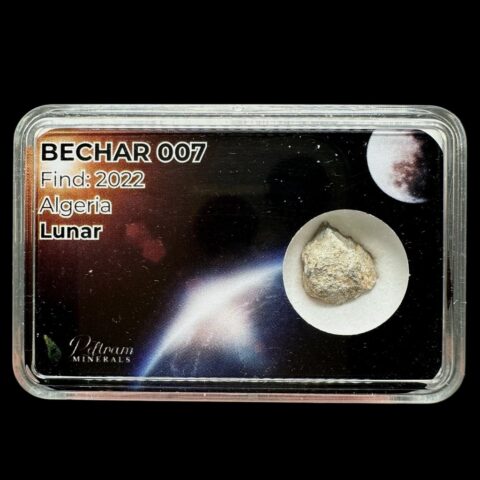 Lunární meteorit Bechar 007 – 0,7g – Alžírsko