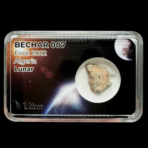 Lunární meteorit Bechar 007 – 0,8g – Alžírsko