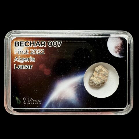 Lunární meteorit Bechar 007 – 0,7g – Alžírsko
