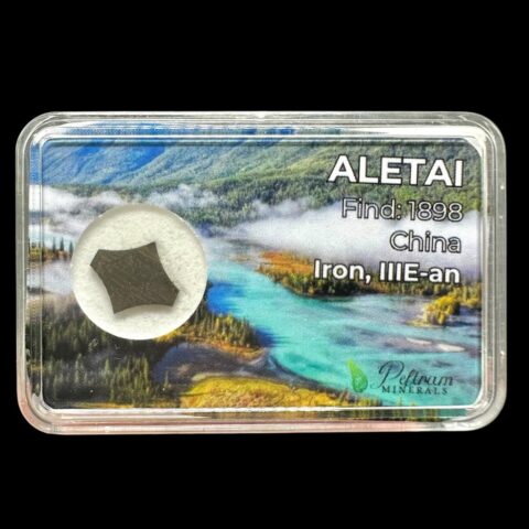 Meteorit Aletai 0,4g – Xinjiang, Čína