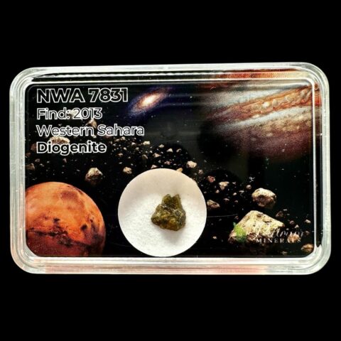 Meteorit NWA 7831 – 0,1g – Západní Sahara