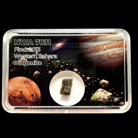 Meteorit NWA 7831 – 0,2g – Západní Sahara