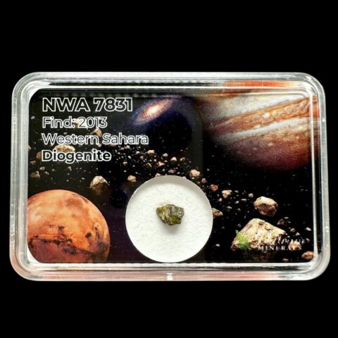 Meteorit NWA 7831 – 0,1g – Západní Sahara